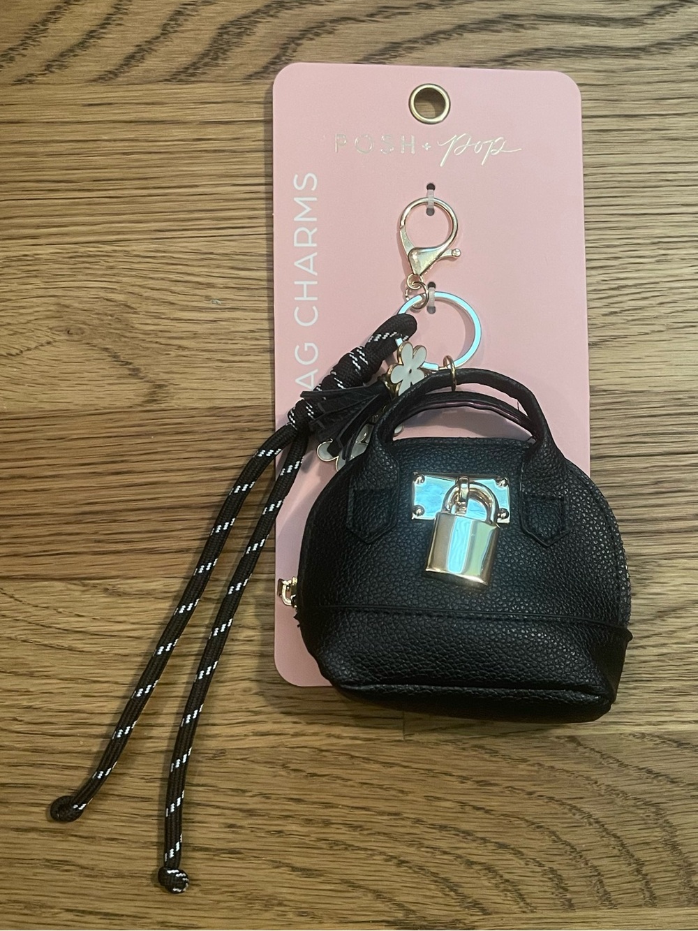 Posh + Pop - Black Mini Purse Bag Charm